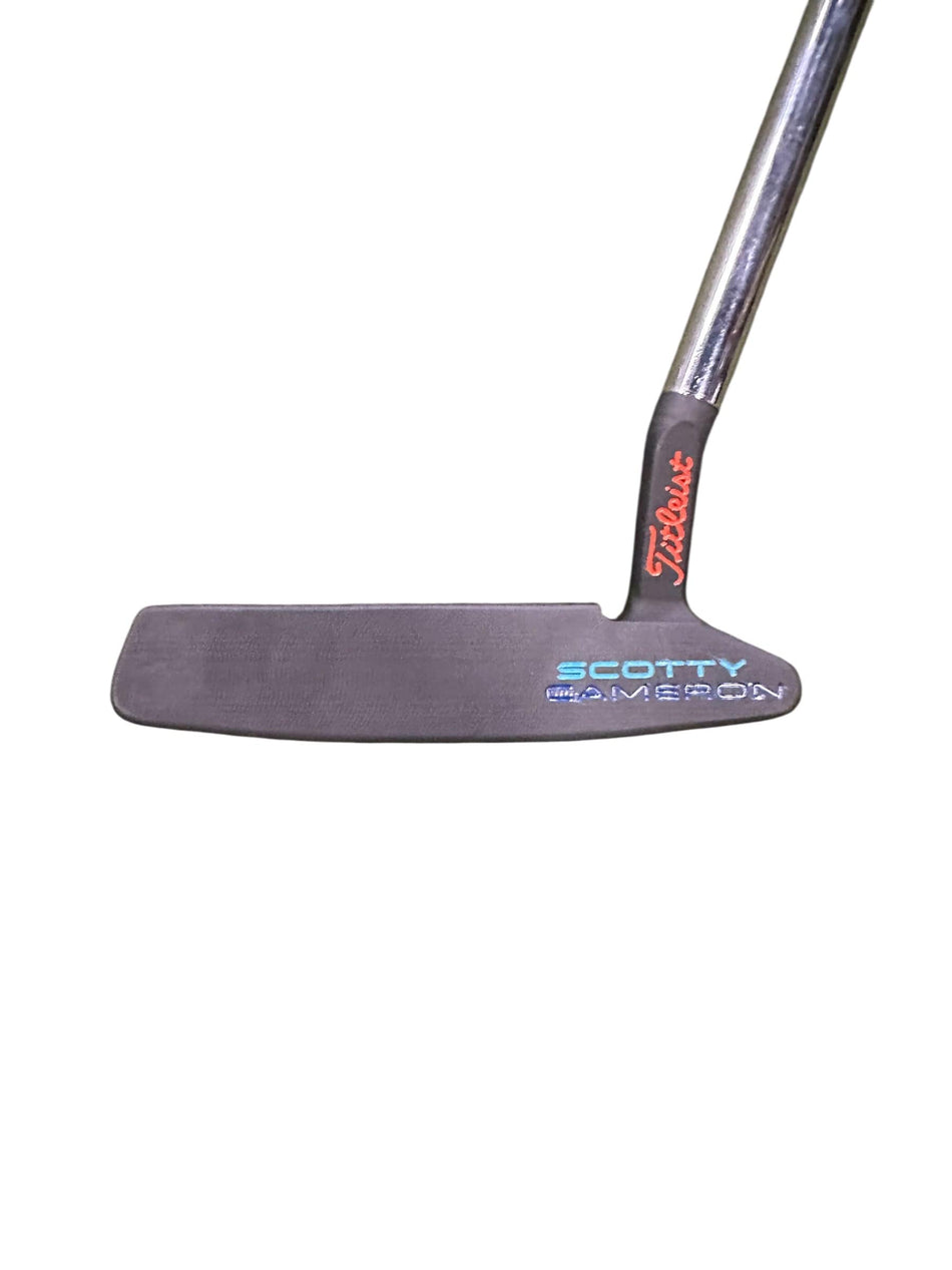 Scotty Cameron Putter Custom 34" Black, Orange & Blue Scotty Cameron Special Select Newport 2.5