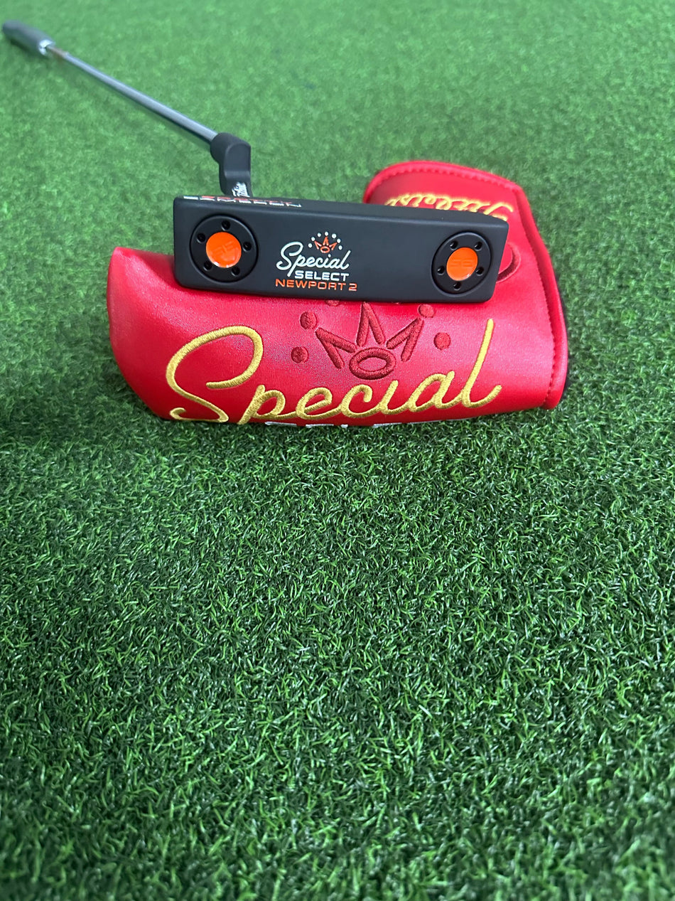 Scotty Cameron Putter Custom 34" Left Black and Orange Scotty Cameron Special Select Newport 2